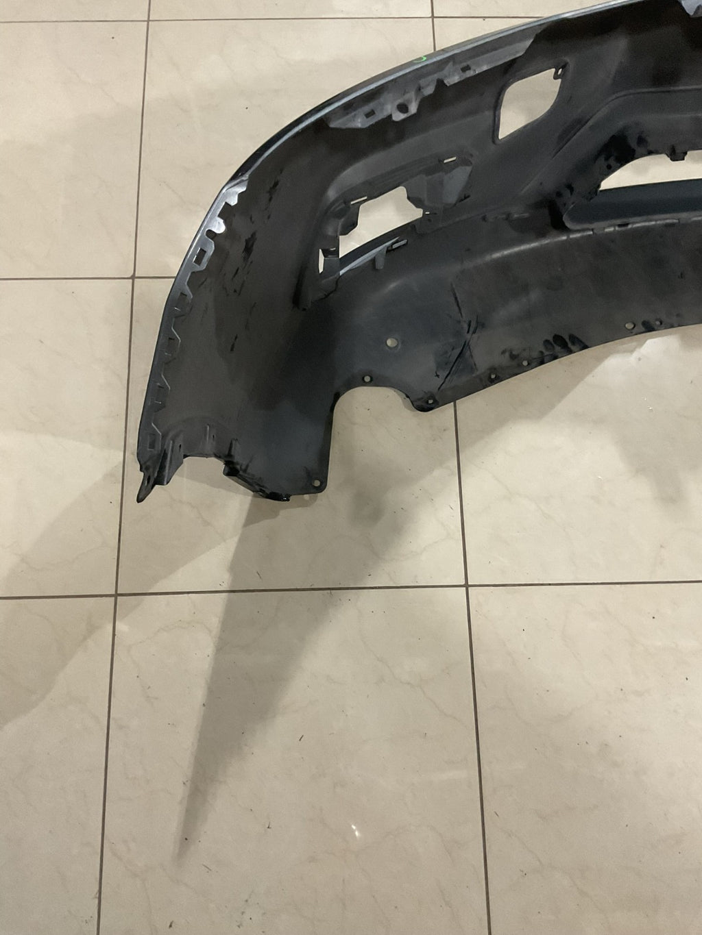 Front Bumper Cover Grey 2014-2016 Nissan Rogue 62022+5ha0h OEM
