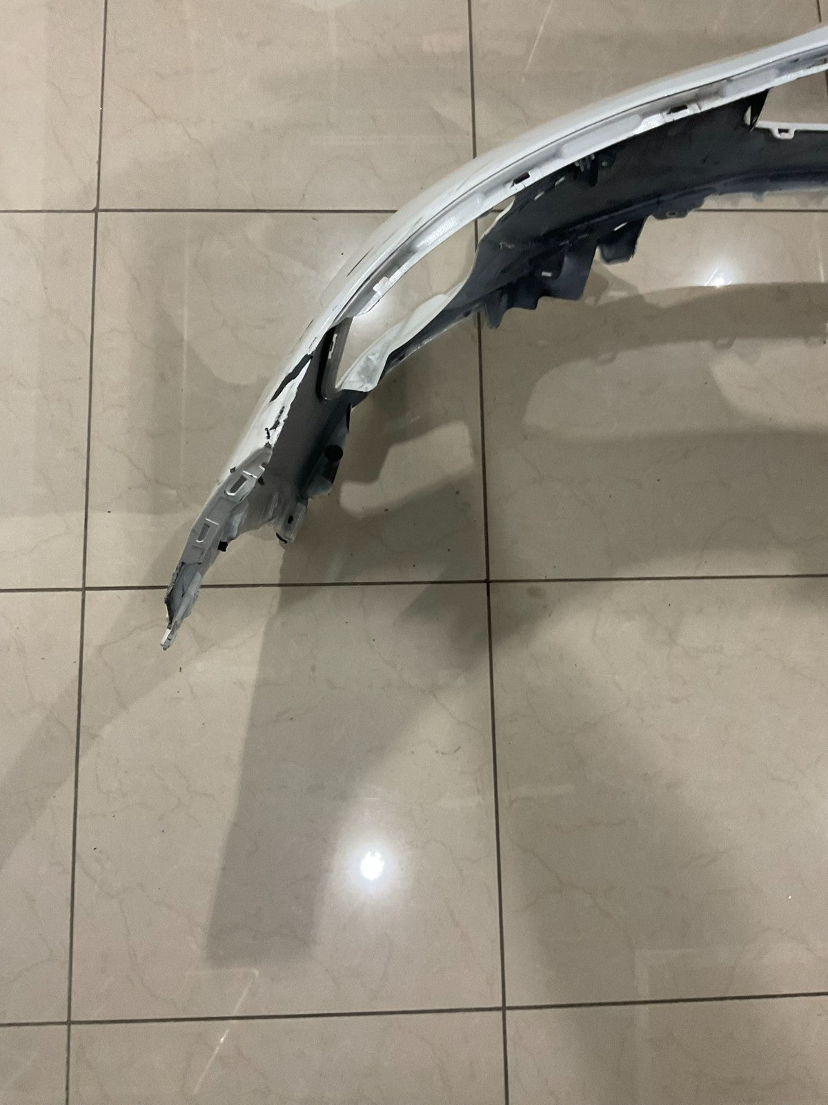 Front Upper Bumper Cover White 2023-2025 Honda HR-V CAPA