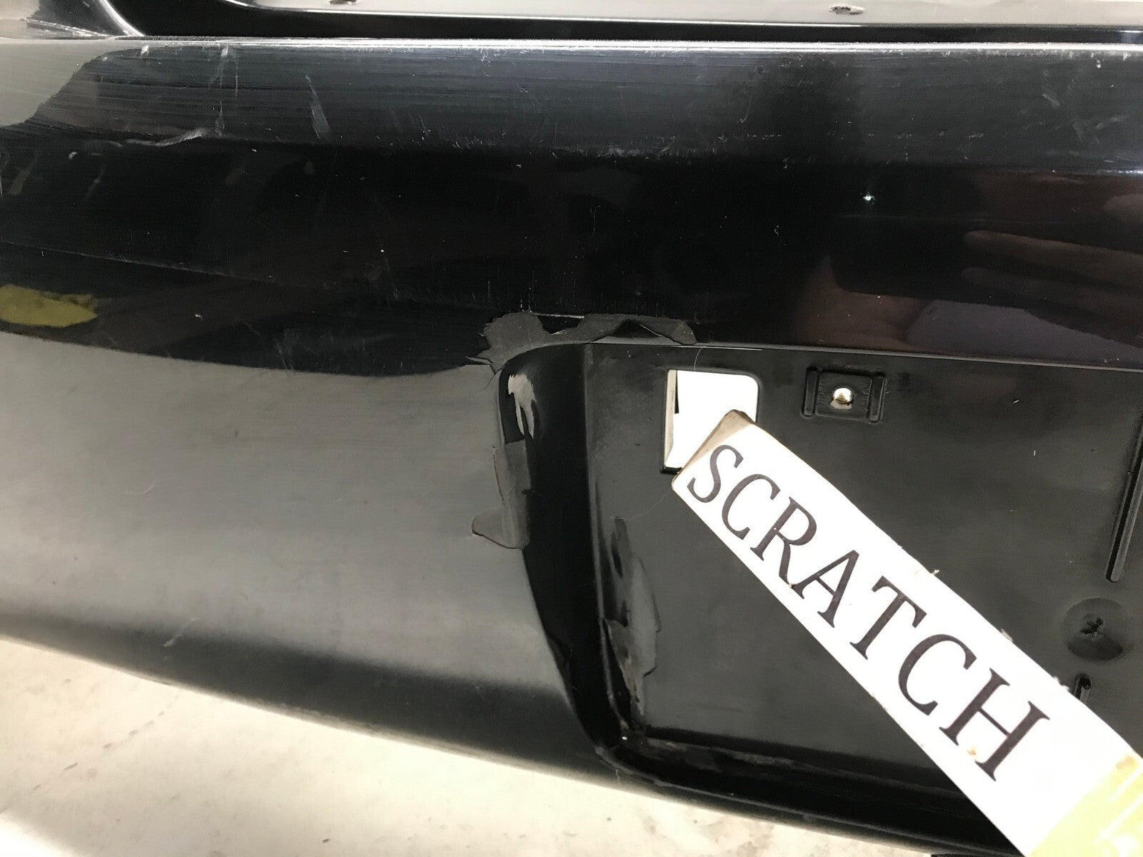 Rear Bumper Cover Black Chevy Cobalt Base LT LS 2005-2010 22695247 OEM