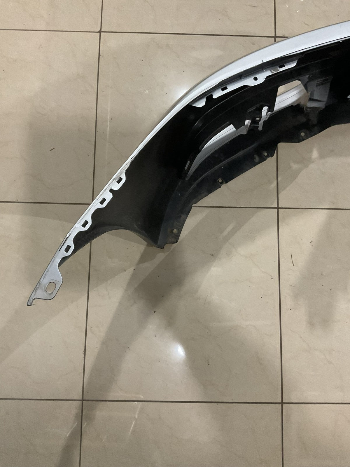 Front Bumper Cover Silver 2013-2015 Nissan Sentra 62022 3sh0h OEM
