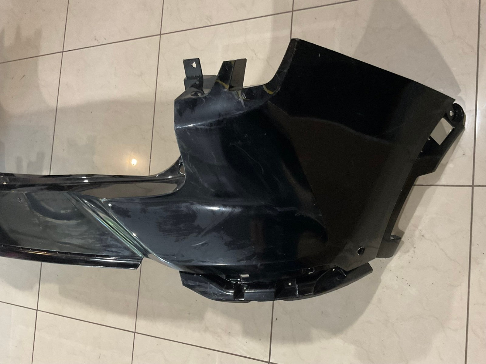 Rear Bumper Cover Black 2021-2023 Ford Mustang Mach-E lj8b+17d781 OEM