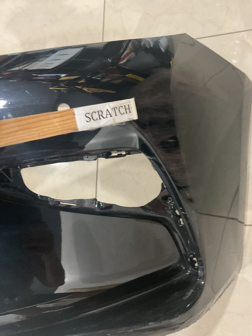 Front Bumper Cover Black 2016 2017 2018 Lexus ES350 52119+06d20 OEM