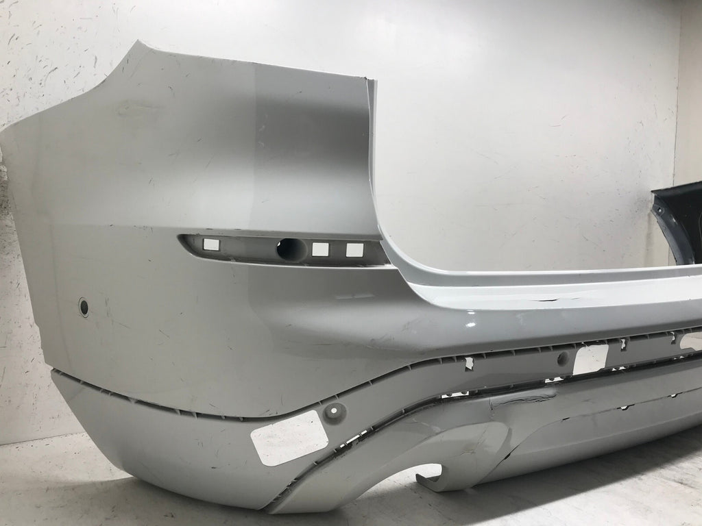 Rear Bumper Cover White BMW X3 G01 2017 w/Sensor Holes 7418068 OEM