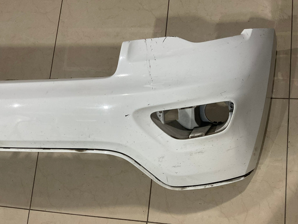 Front Bumper Cover White 2018 2019 2020 2021 2022 2023 Jeep Grand Cherokee CAPA