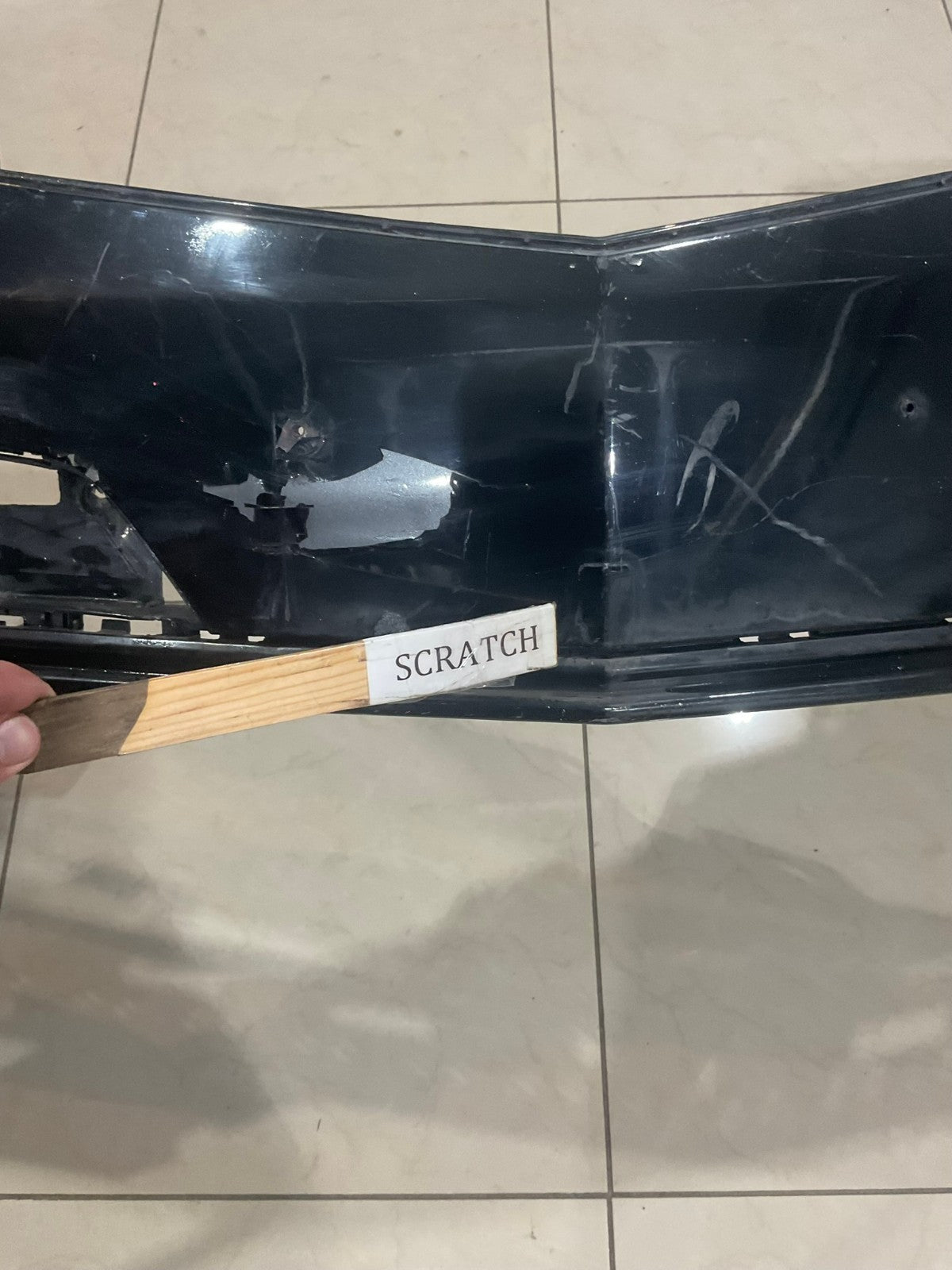 Front Bumper Cover Black 2010-2013 Acura MDX 71101+STX+ZZ01 OEM