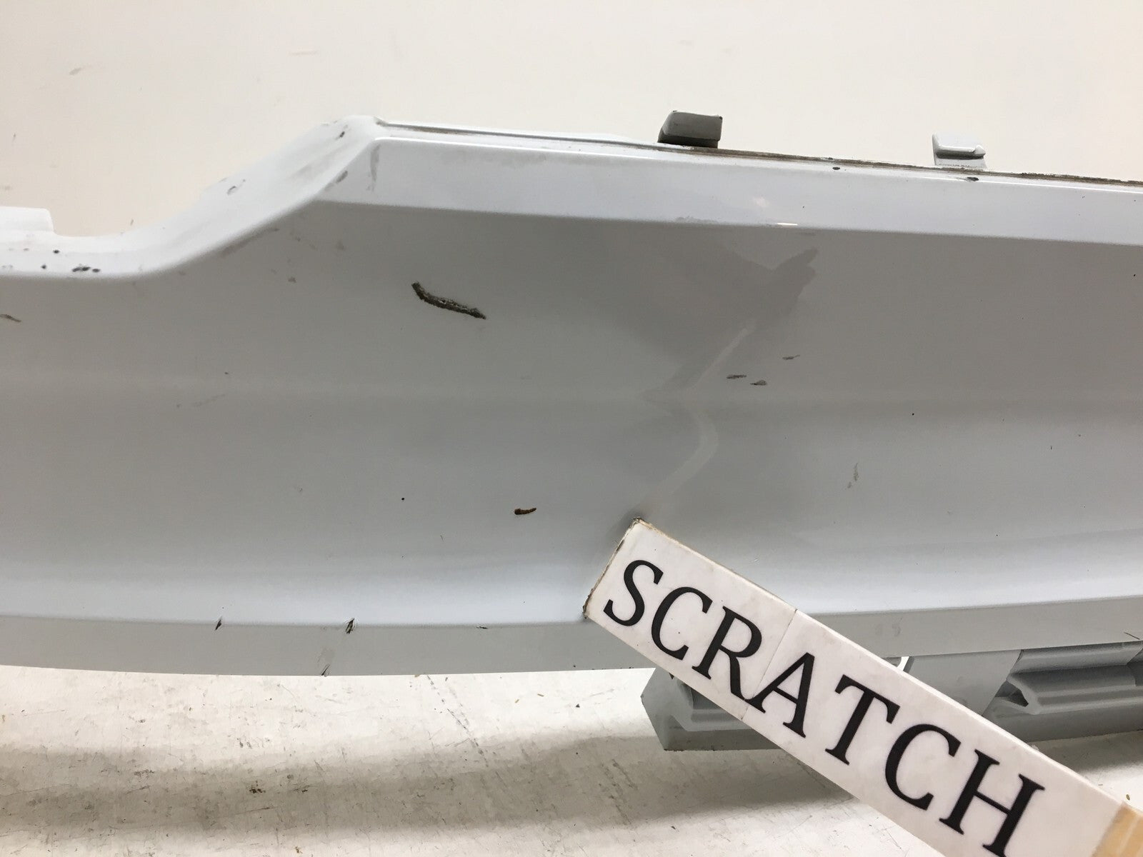Rear Lower Bumper Cover Audi Q7 Premium Plus Prestige w/Sensor Holes 2017 OEM