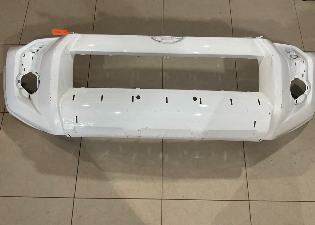 Front Bumper Cover White 2014-2023 Toyota 4Runner SR5 Base 52119+35210 OEM