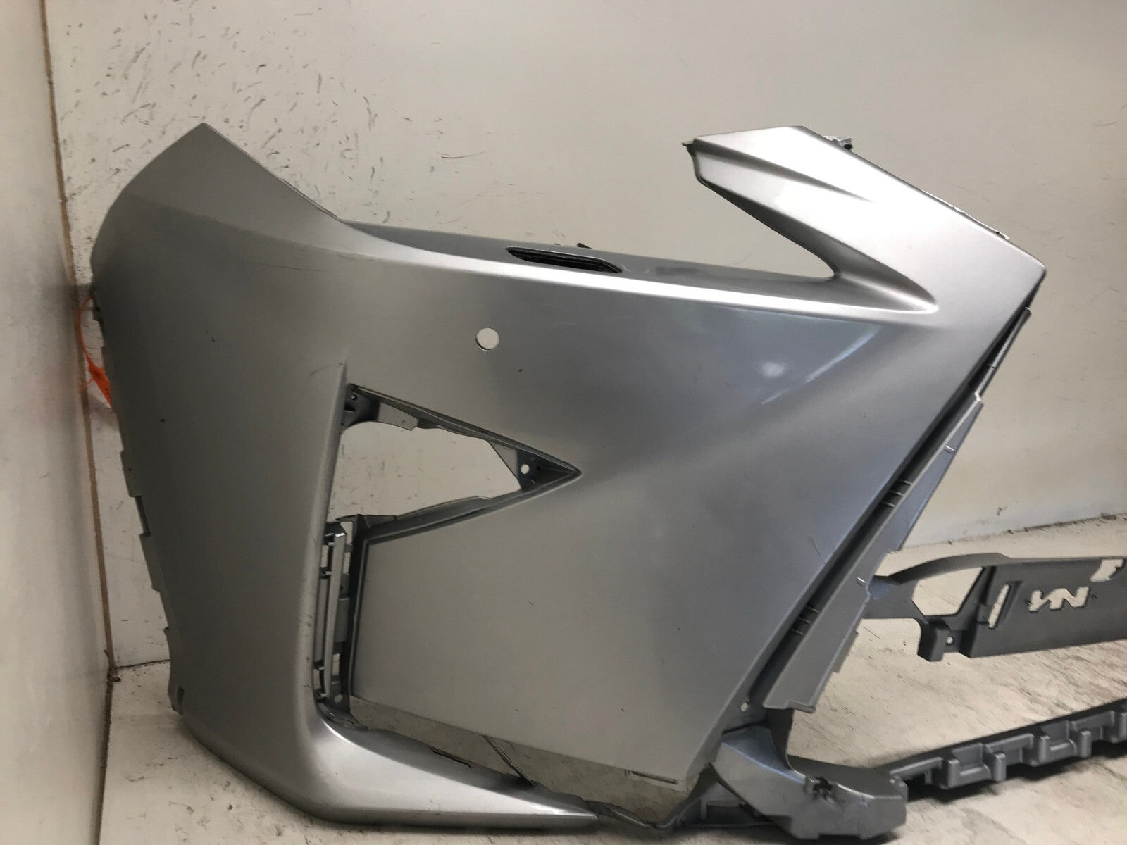 Front Bumper Cover White 2016-2018 Lexus RX350 RX450H Base w/Sensor Holes CAPA