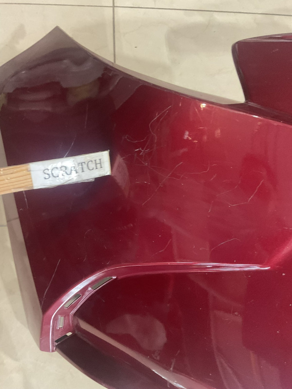 Front Bumper Cover Red 2020 2021 2022 Toyota Corolla L LE XLE CAPA