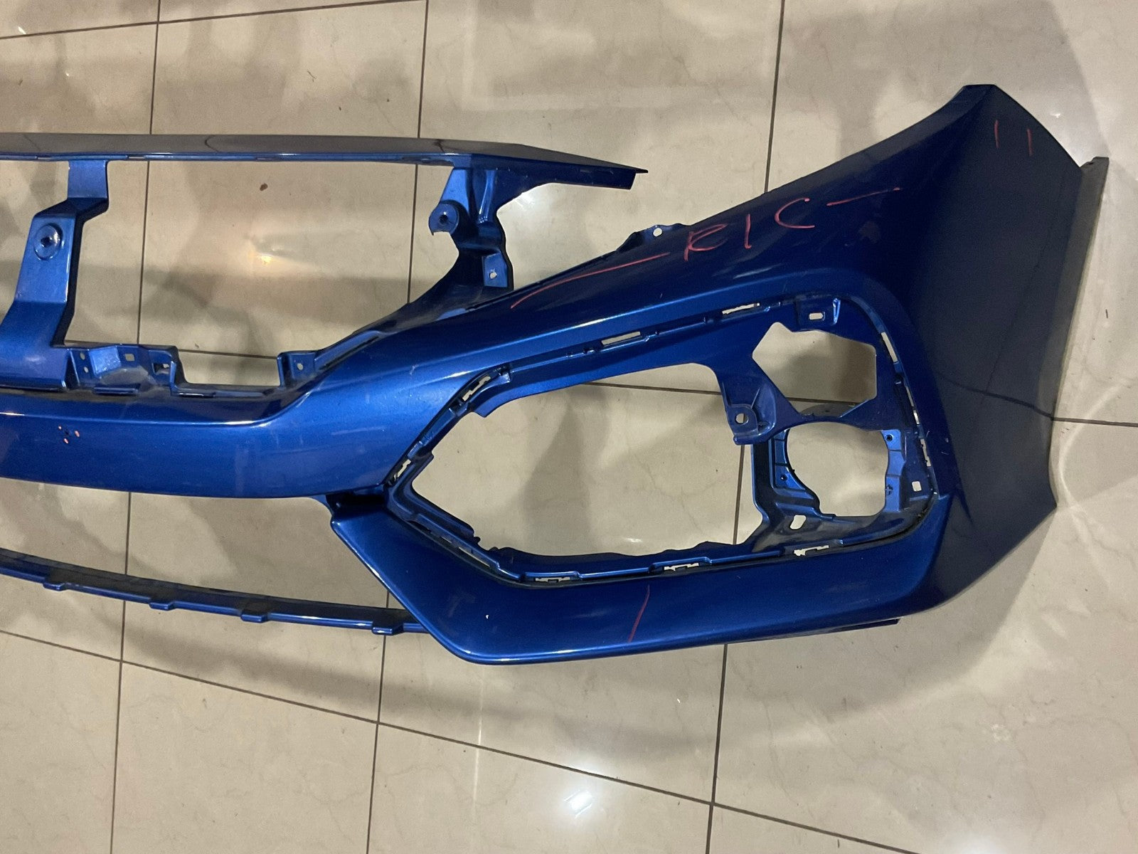 Front Bumper Cover Blue 2017-2019 Honda Civic Hatchback 71101+tg6+zz00 OEM