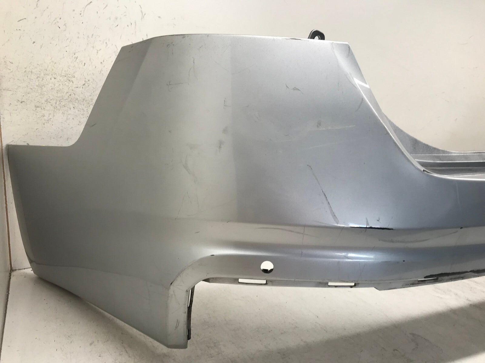 Rear Bumper Cover Nissan Altima S SV SL SR VC Turbo w/Sns Holes Silver 19 20 OEM