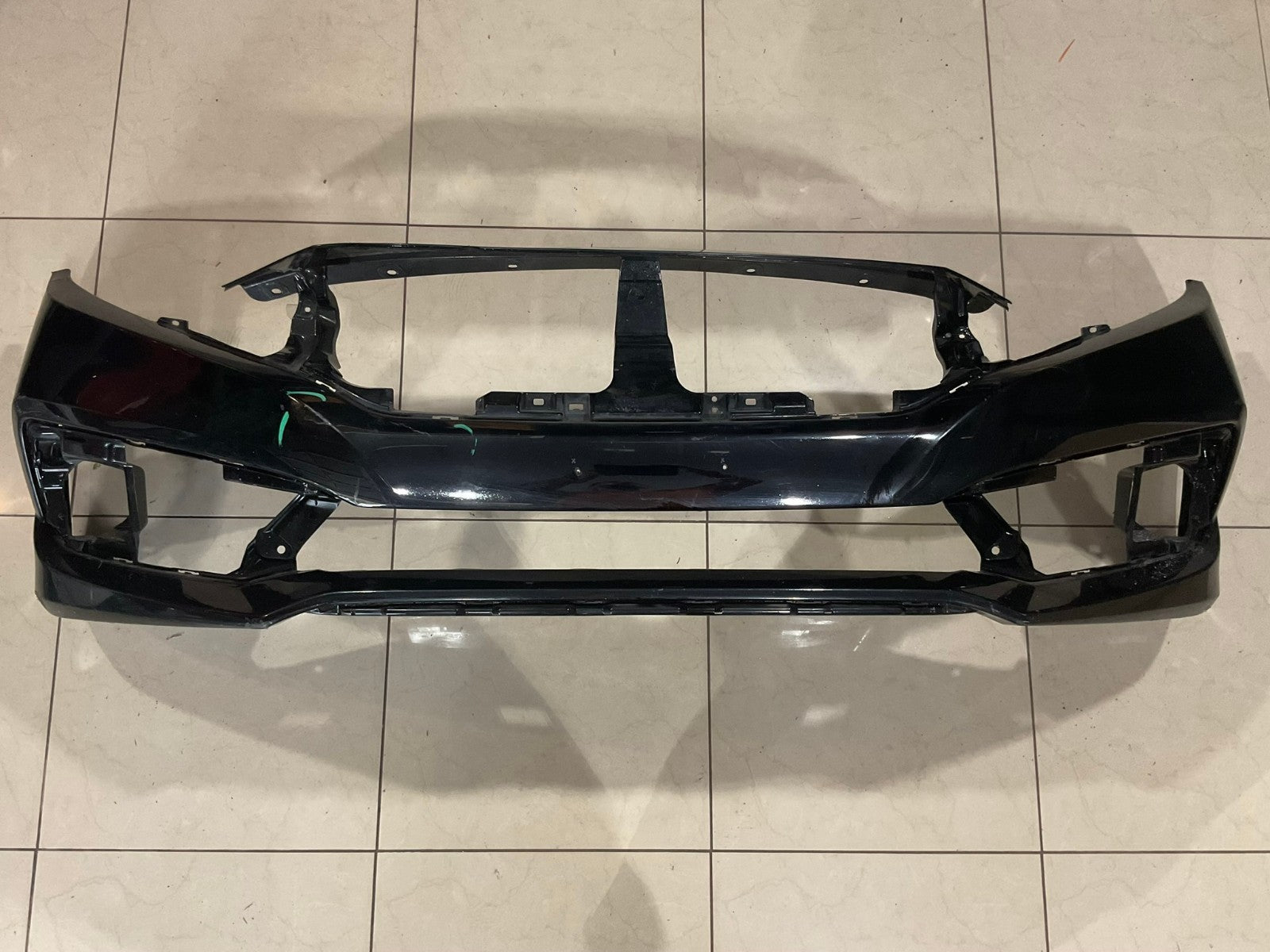 Front Bumper Cover Black 2019-2021 Honda Civic 71101+tba+a500 OEM