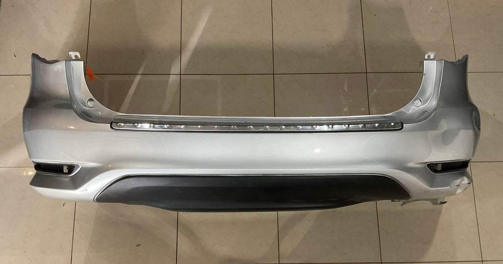 Rear Bumper LOCAL Silver 16-20 Infiniti QX60 3.5L 85022+9NC0H OEM
