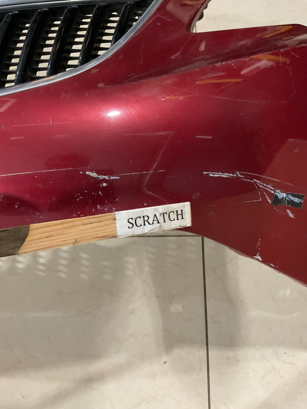 Front Bumper Cover Red 2019 2020 Buick Envision CAPA