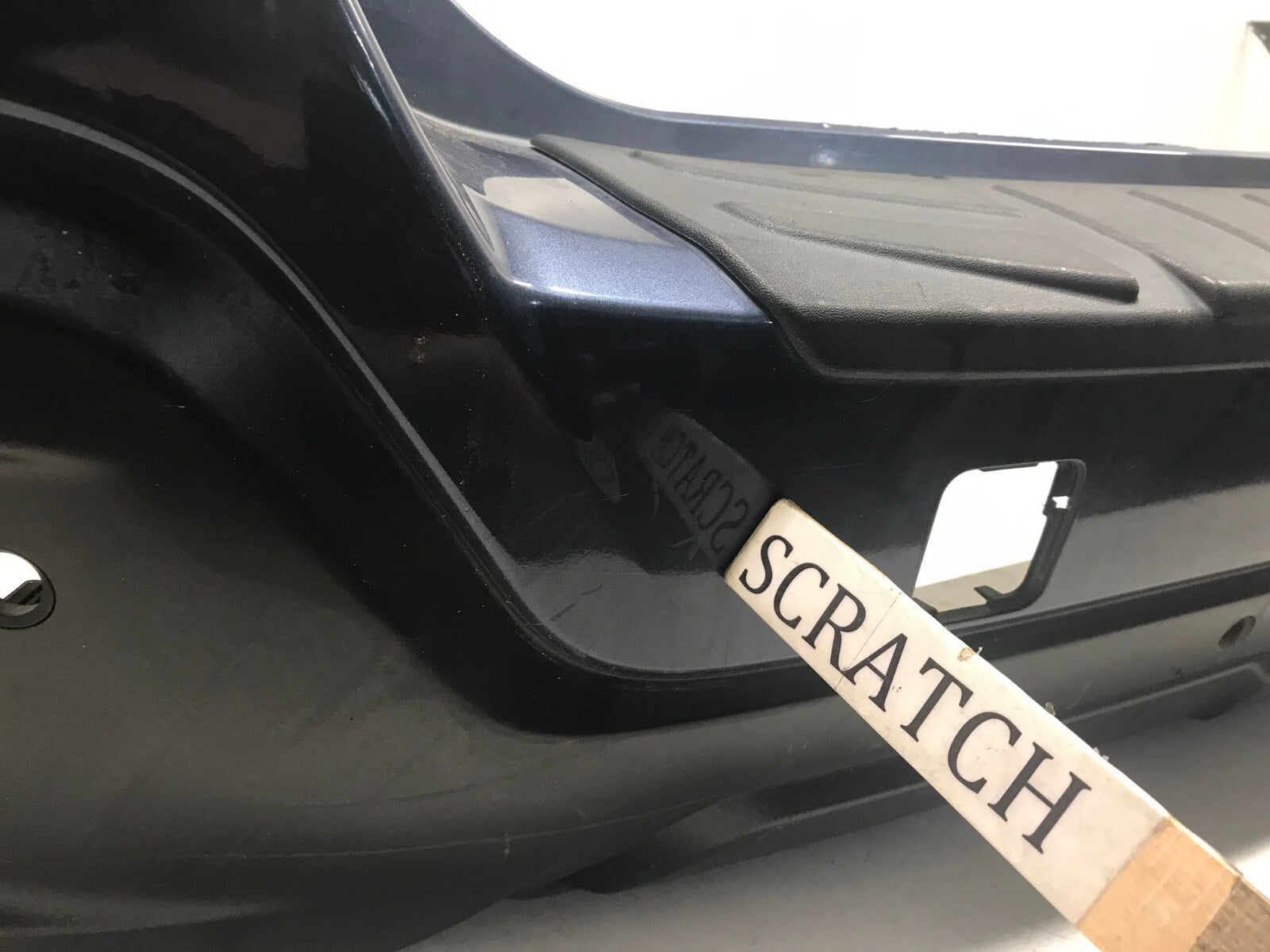 Rear Bumper Cover Blue Subaru Outback 2018 2019 w/Sensor Holes 57704AL18A OEM