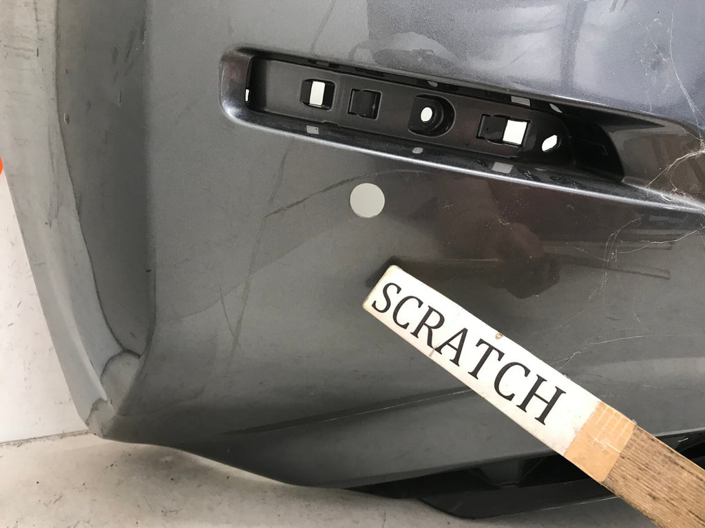 Rear Bumper Cover Gray 18-20 Nissan Leaf S/SL/SV w/Sensor Holes 85022-5SA0H OEM