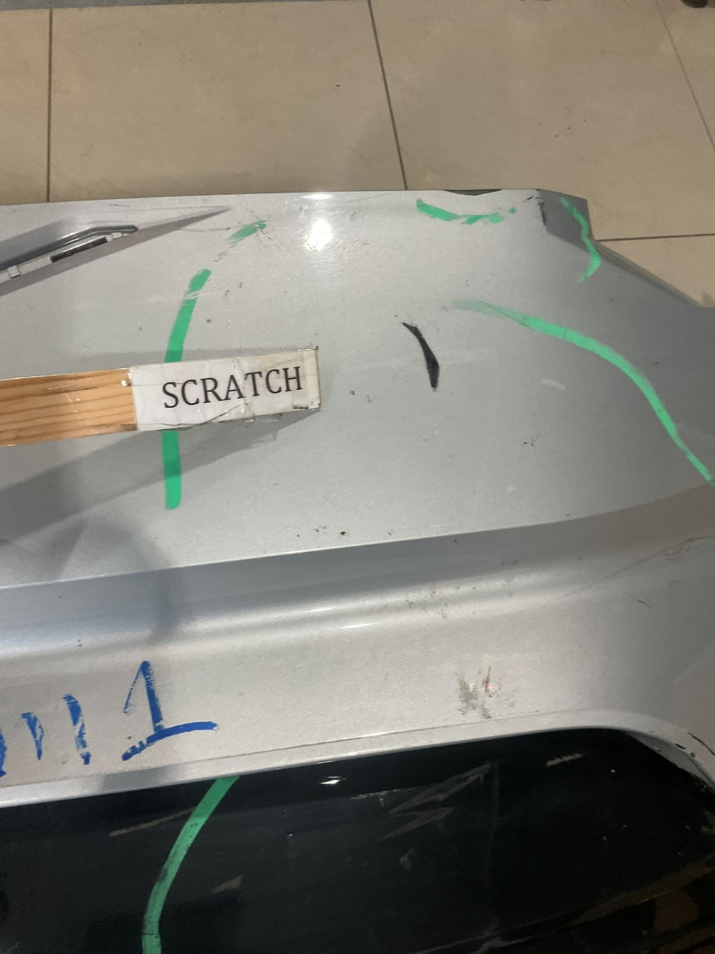Front Bumper Cover Silver Volvo EX90 2024 -32296690 OEM