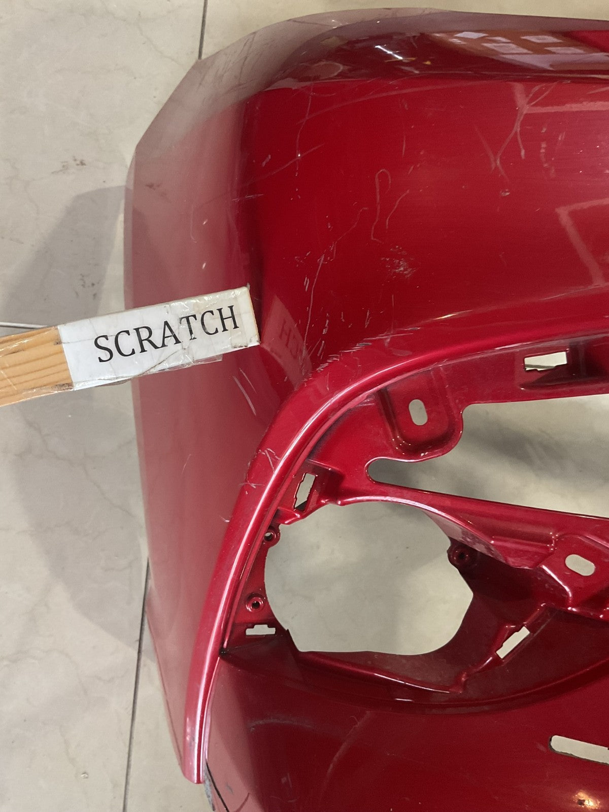 Front Bumper Cover Red Toyota Camry SE XSE 2018 2019 52119+06e20 OEM