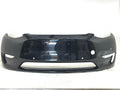 Front Bumper Cover Black 2020-2022 Tesla Model Y Long Range w/Sensor Holes OEM