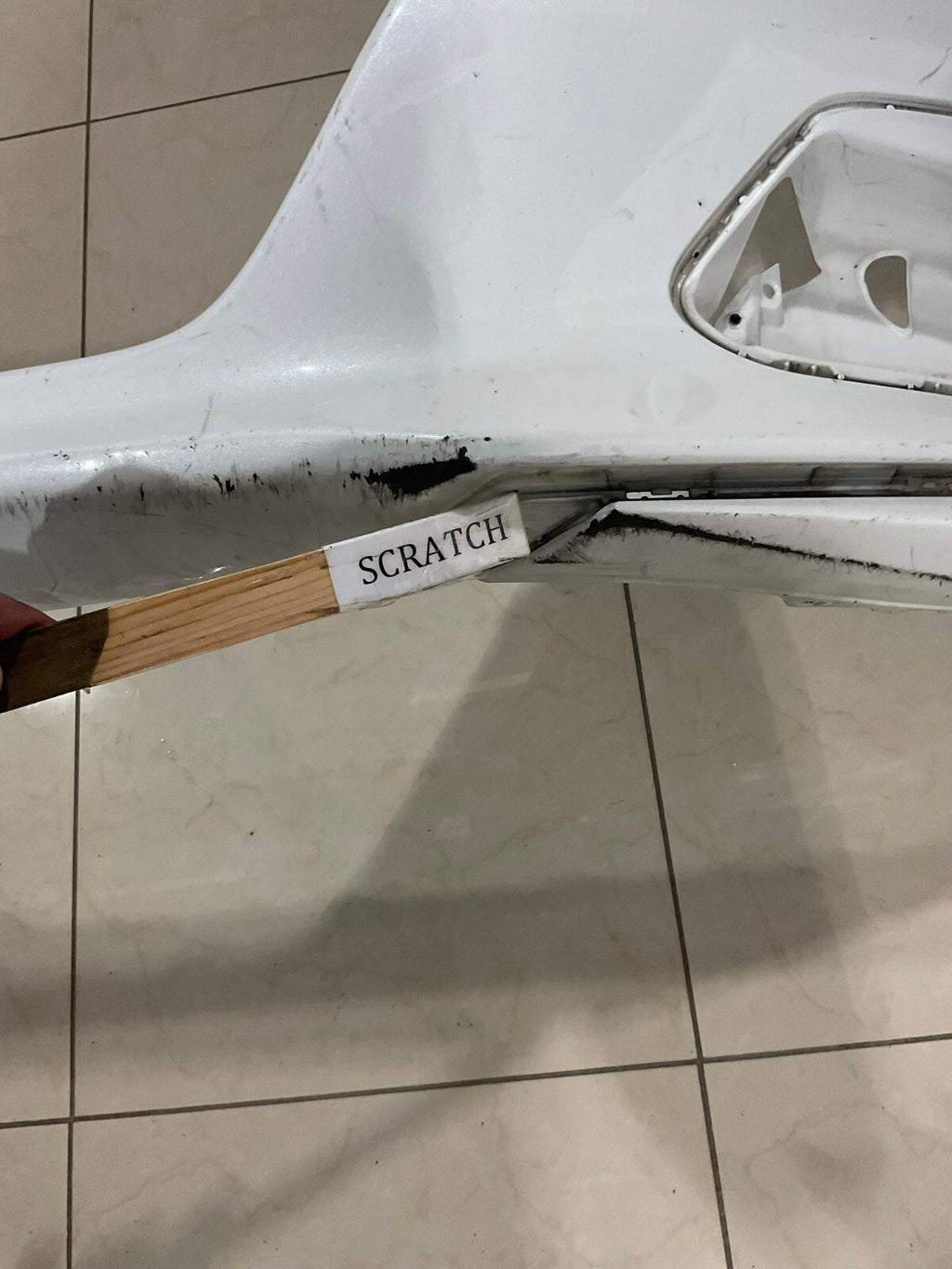 Front Bumper Cover White 2018-2020 Honda Accord Sport/Hybrid 71101+TVA+A000 OEM