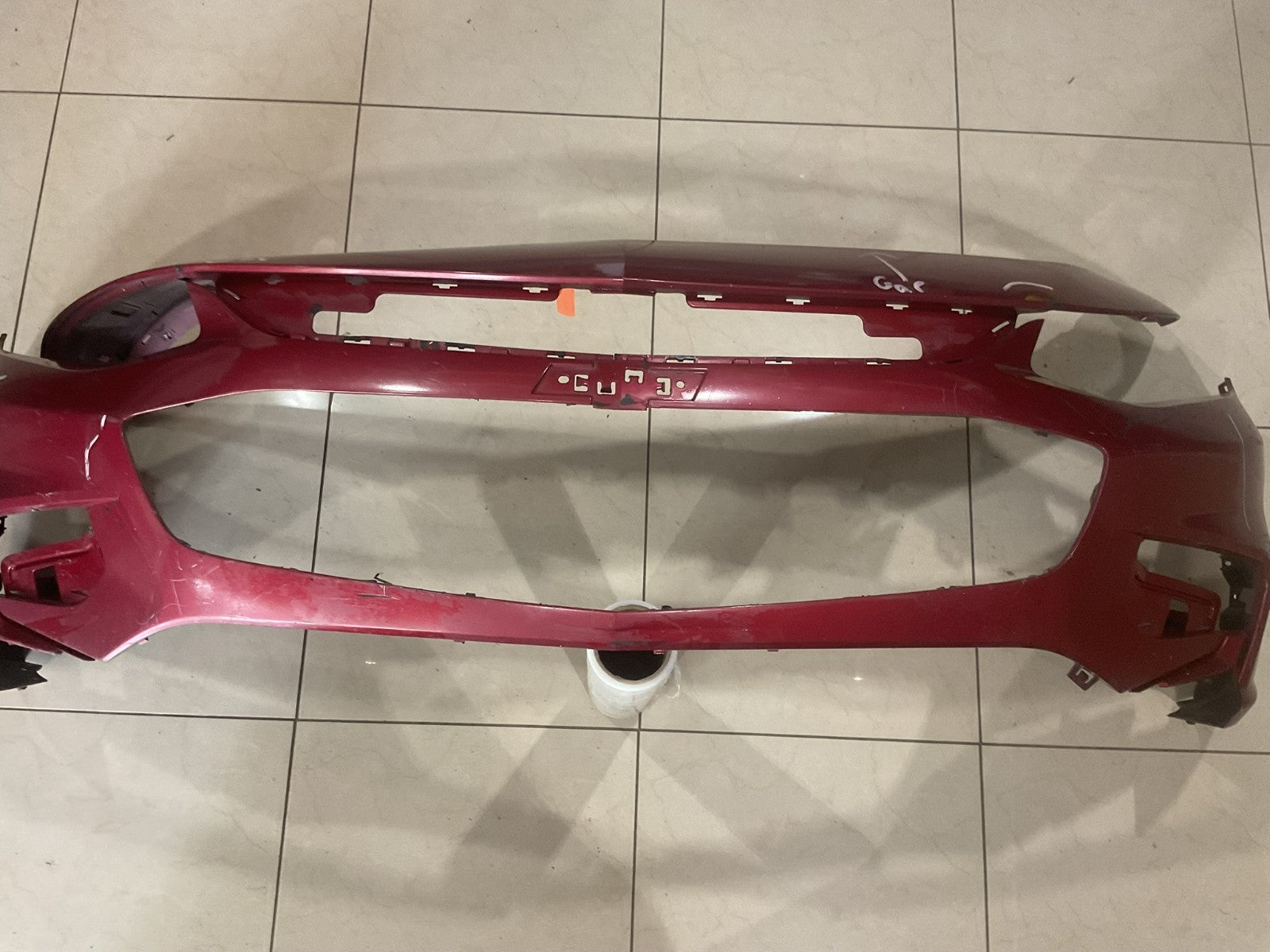 Front Bumper Cover Red Chevy Malibu 16-18 CAPA