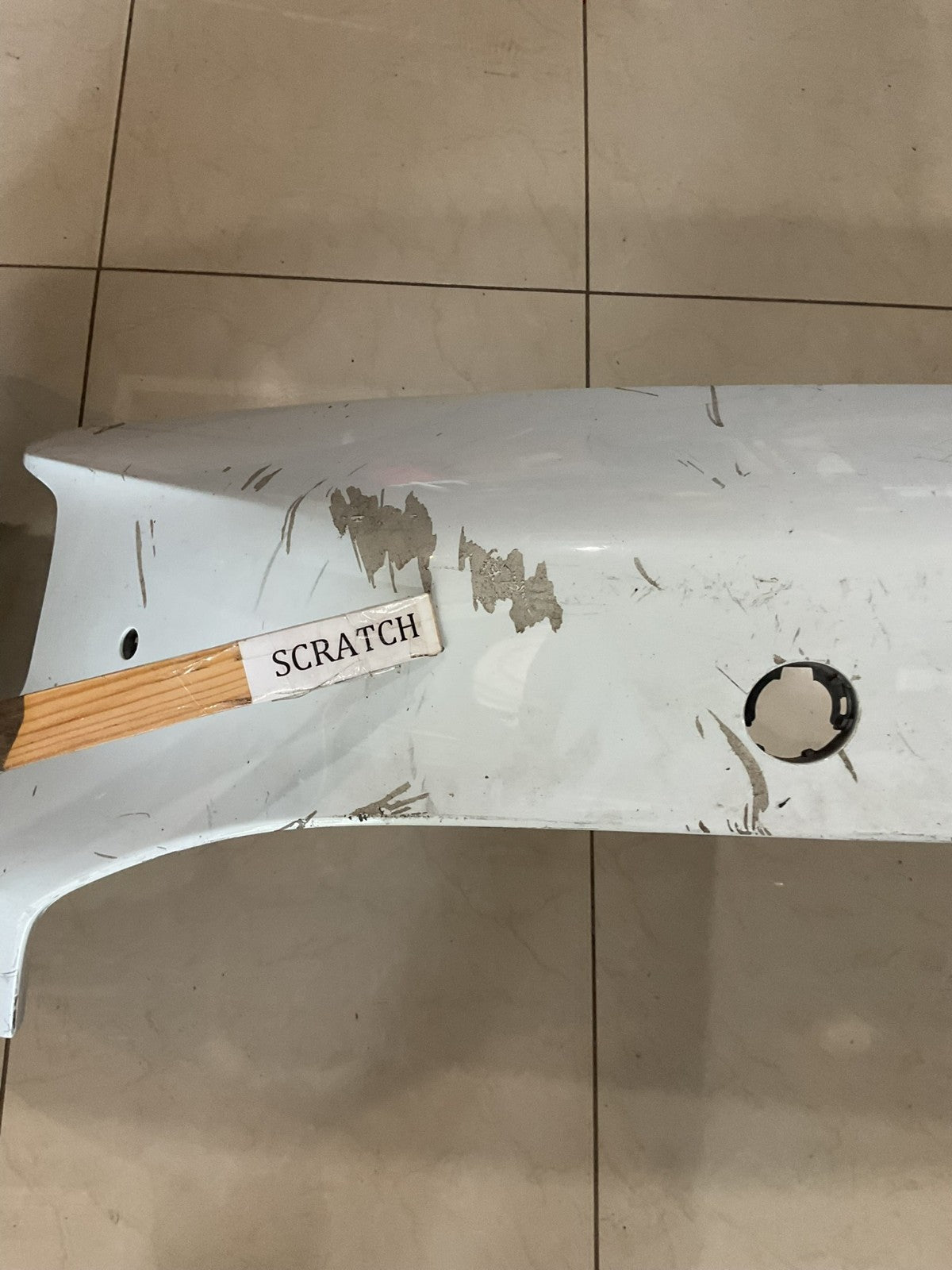 Front Bumper Cover White Porsche Taycan 2020 2021 2022 9J1+807+221 OEM