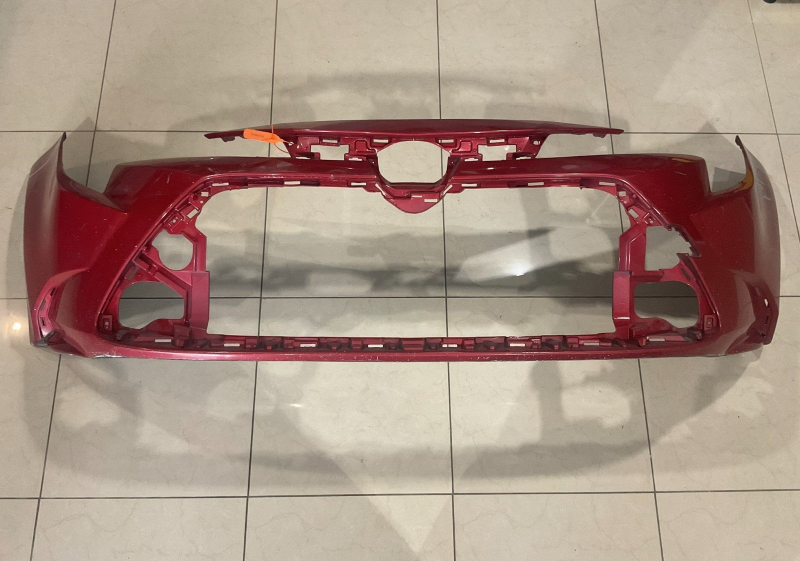 Front Bumper Cover Red 2020 2021 2022 Toyota Corolla L LE XLE CAPA