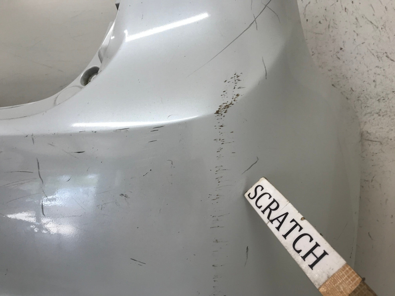 Rear Bumper Cover White 13-2015 Mitsubishi Outlander Sport ES/SE 6410B860ZZ OEM