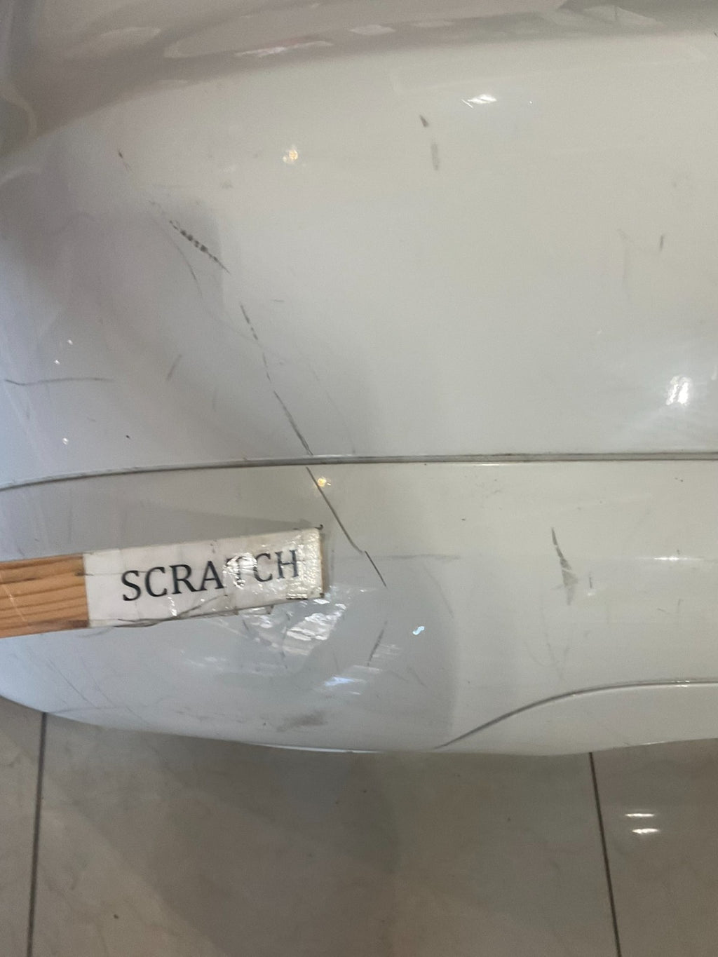 Rear Bumper Cover White 2007-2011 Volkswagen EOS 1q0 807 417 k OEM