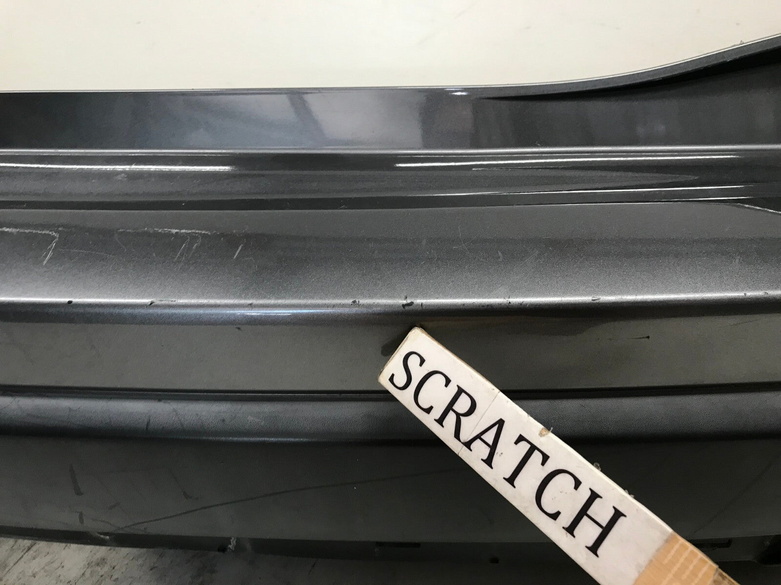 Rear Bumper Cover Gray Nissan Rogue S SL SV Hybrid 17 18 85022-6FL0H OEM
