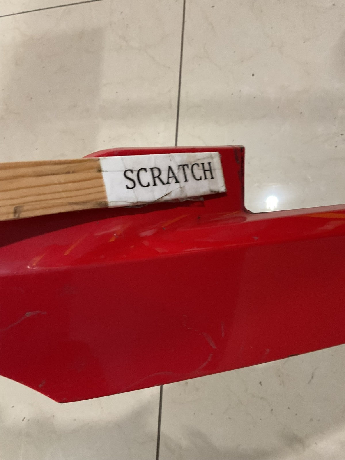 Front Bumper Upper Cover Molding Red 2021-2023 Ford F-150 F150 CAPA