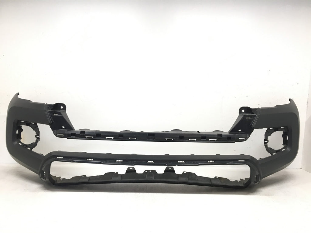 Front Bumper Cover Toyota Tacoma SR SR5 Limited w/o Flare Holes 2016-2018 OEM