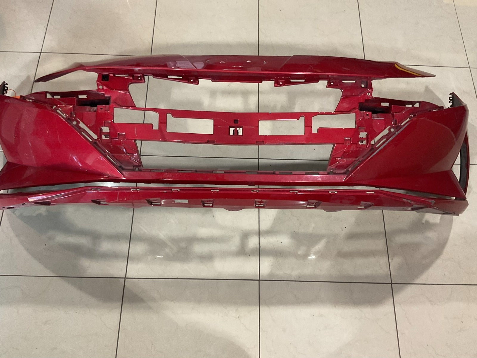 Front Bumper Cover Red Hyundai Elantra 2021-2023 CAPA
