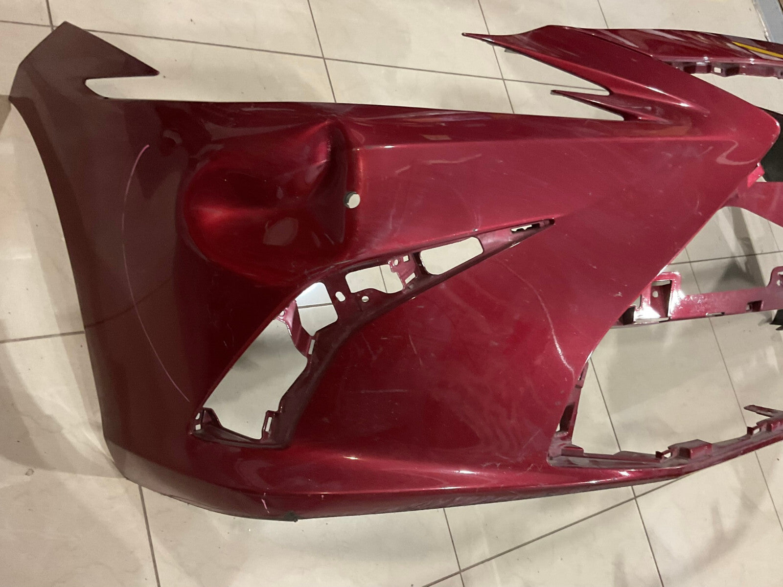 Front Bumper Cover Red 2019 2020 Lexus ES350 F-Sport 52119-06J00 OEM
