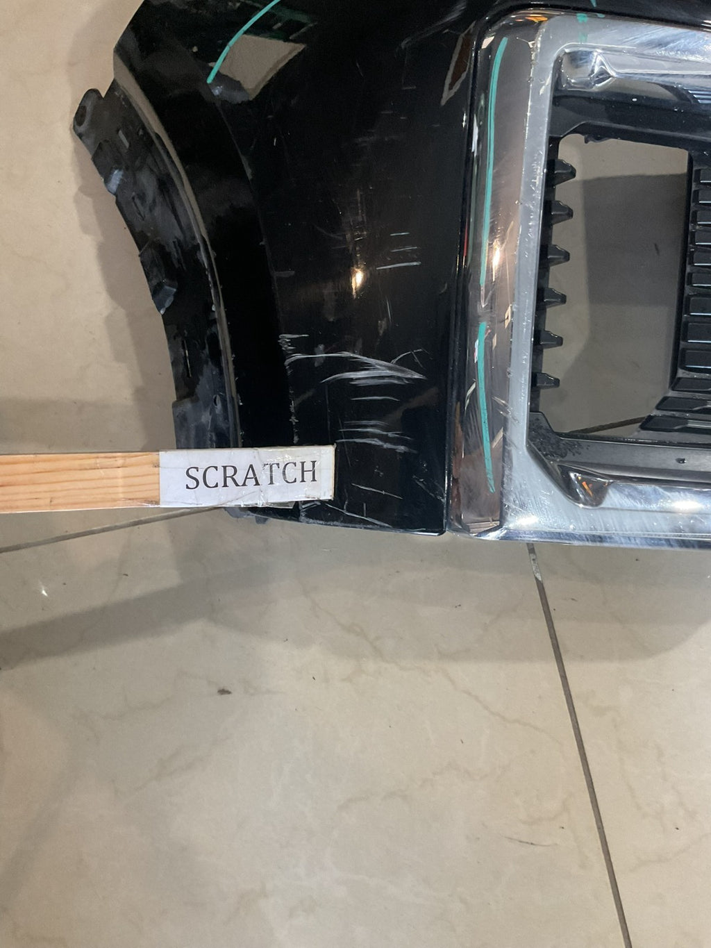 Front Bumper Cover Black 2019 2020 2021 GMC Sierra 1500 CAPA