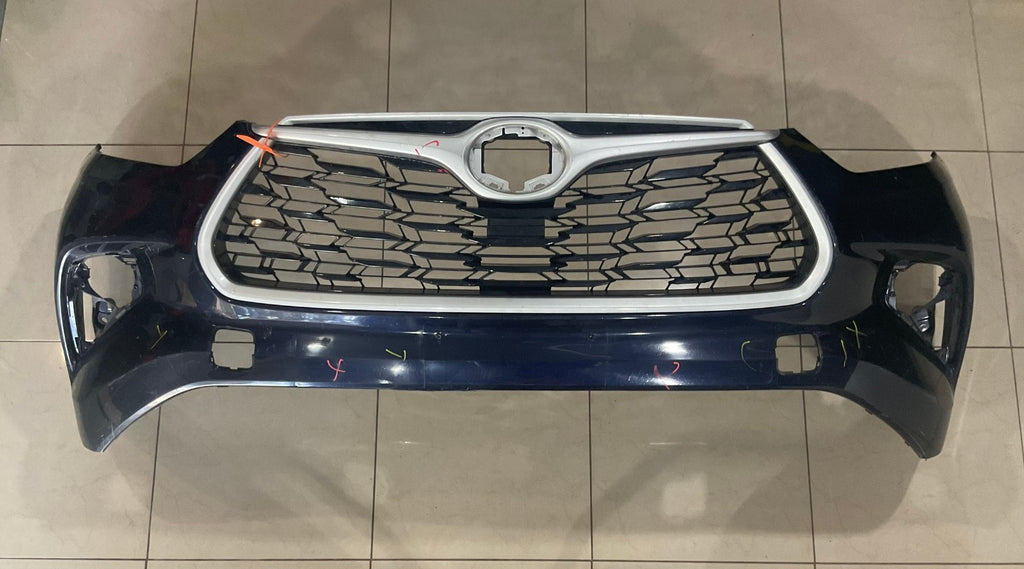 Front Bumper Cover Blue 2020 2023 Toyota Highlander 52119+0e410 OEM