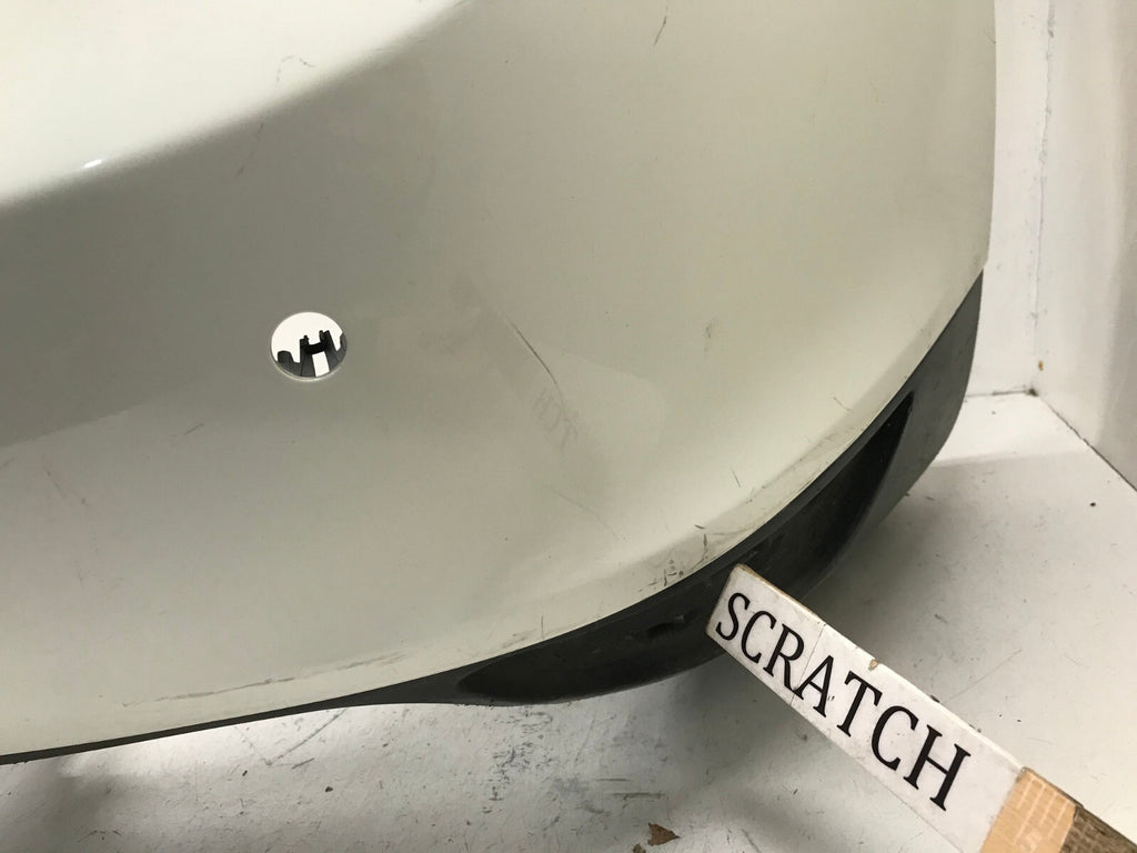 Rear Bumper Cover Porsche Cayenne w/Sensor Holes White 2011-2015 7P5807421 OEM