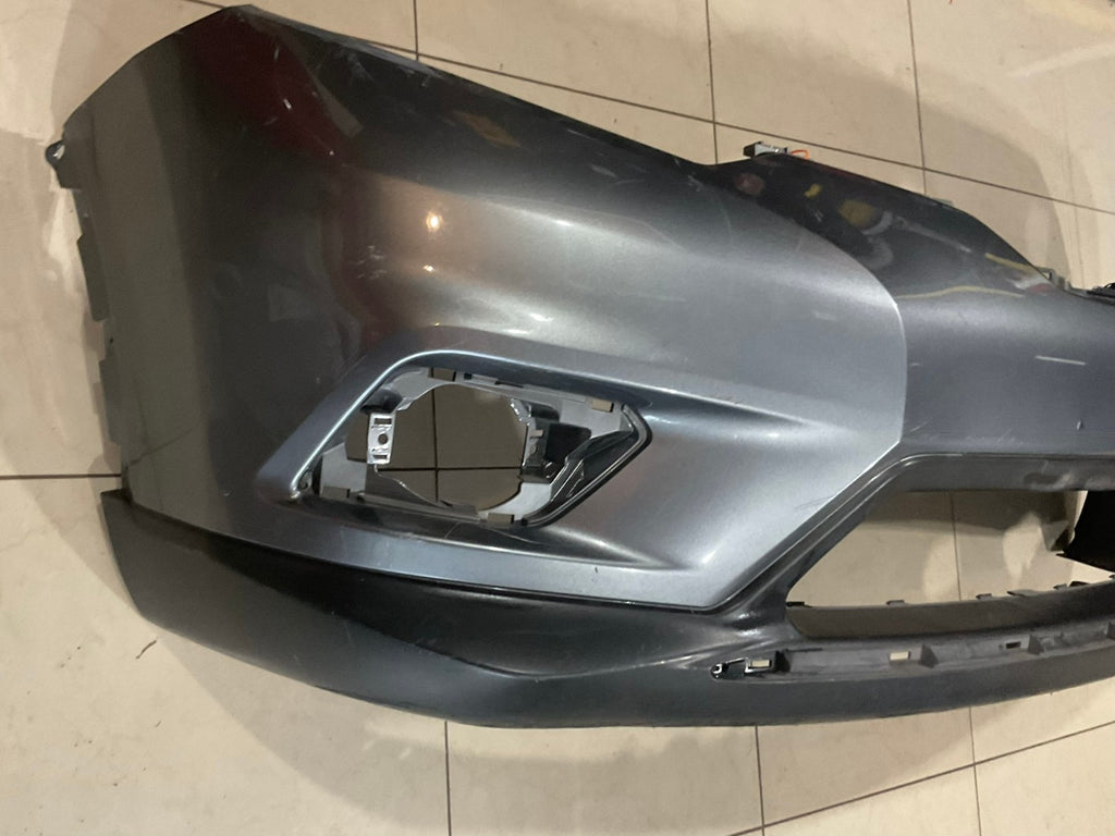 Front Bumper Cover Grey 2014-2016 Nissan Rogue 62022+5ha0h OEM