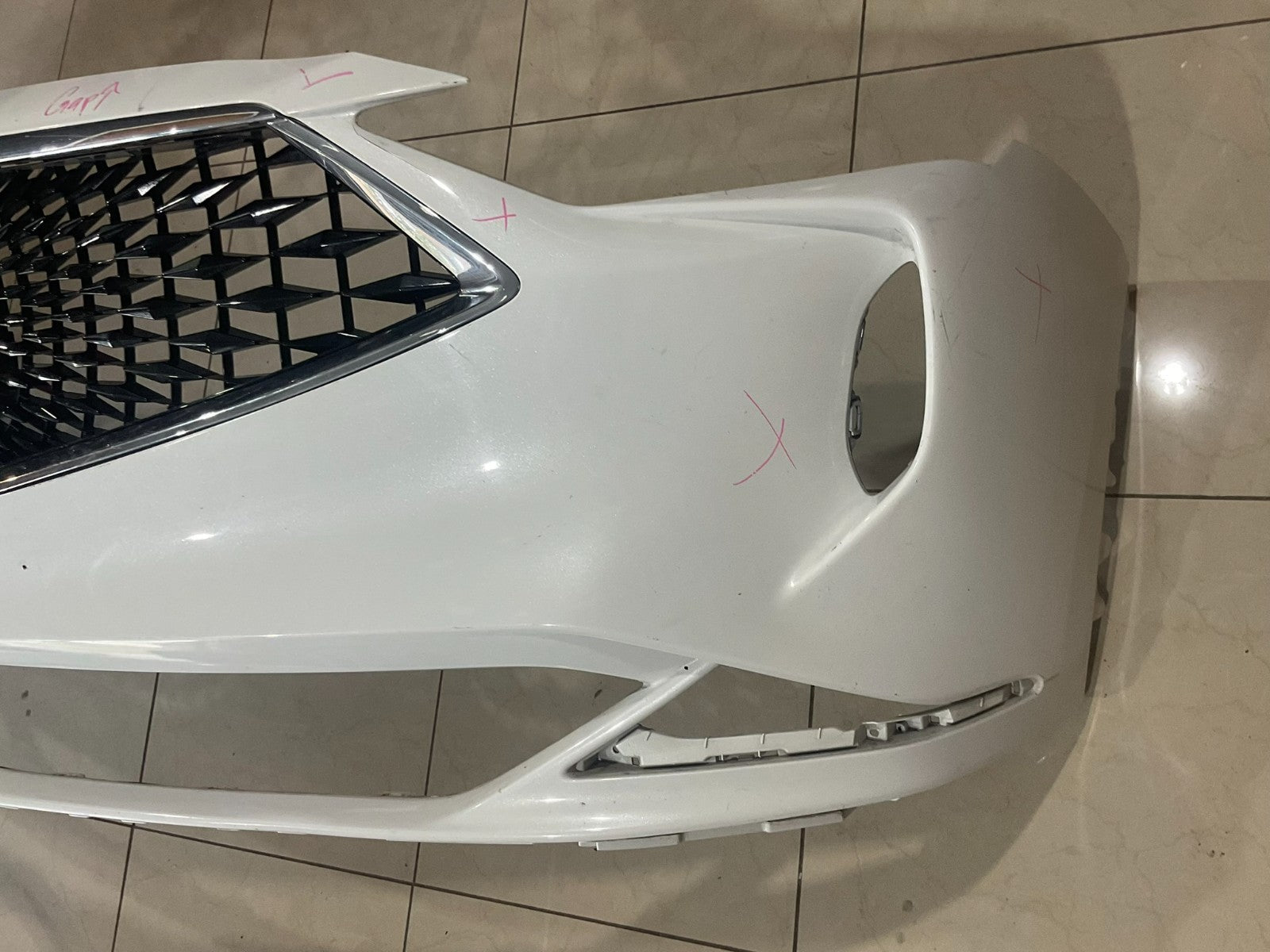 Front Bumper Cover White 2021-2023 Acura MDX 71101+tya+a000 OEM