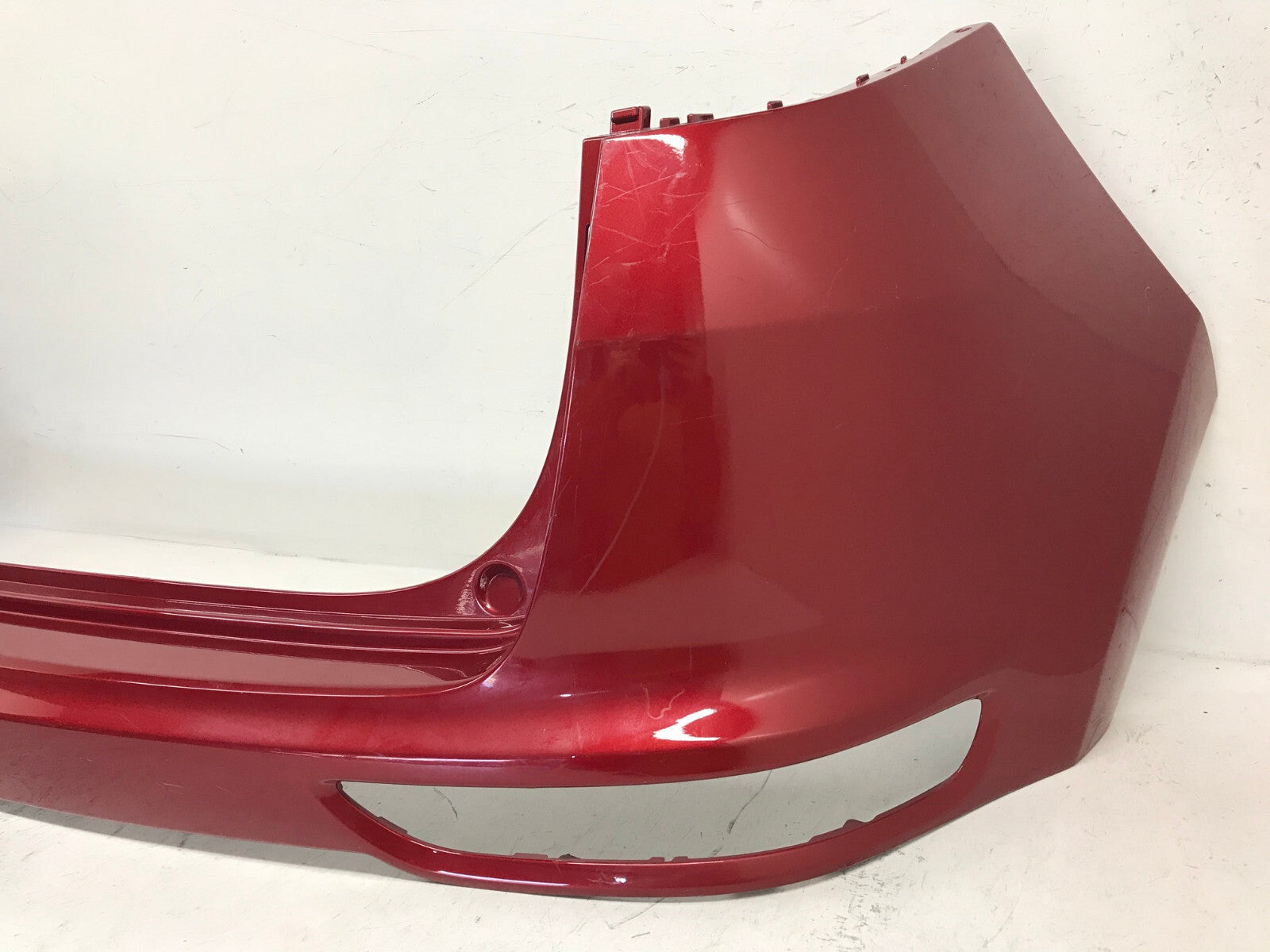Rear Bumper Cover Kia Sportage EX LX SX Turbo w/Sensor Holes Red 17-19 OEM