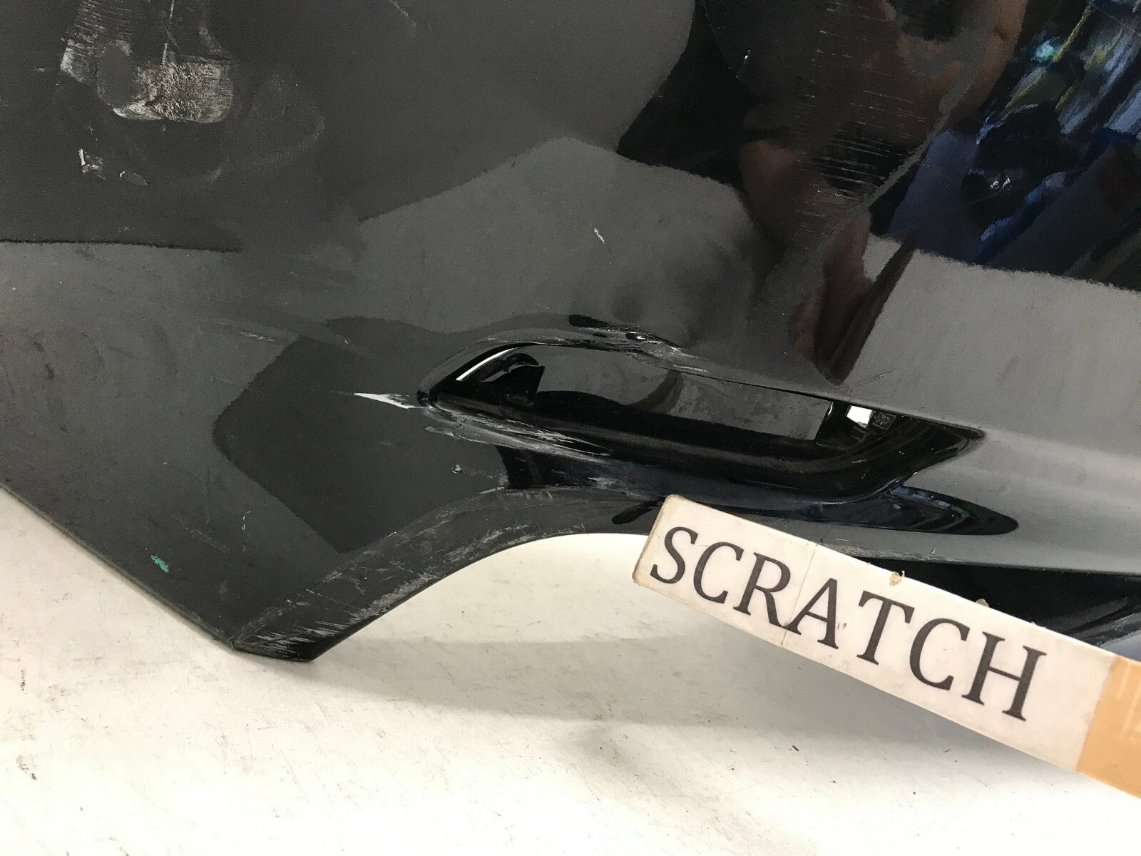 Rear Bumper Cover Toyota Camry SE XSE Hybrid SE w/Sensor Holes Black 18-19 OEM