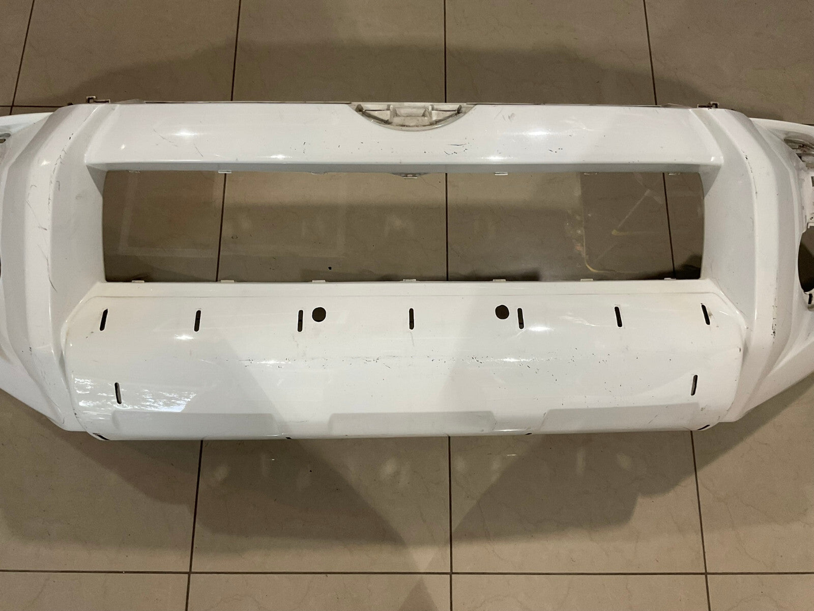 Front Bumper Cover White 14-18 Toyota 4Runner SR5/Trail 52119+35130 OEM