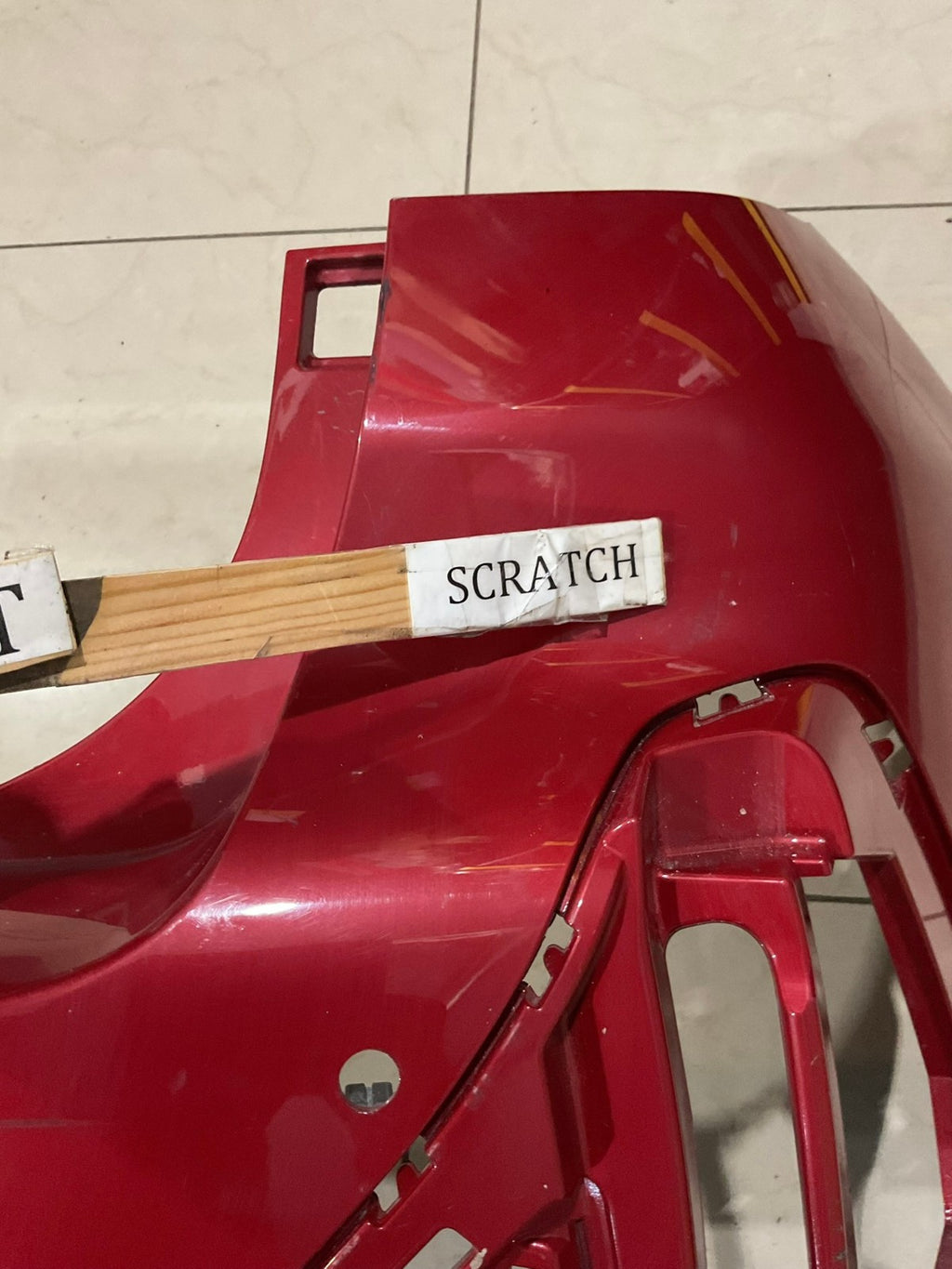 Rear Bumper Cover Red 2024 2025 Subaru Crosstrek 57704nfn62b OEM