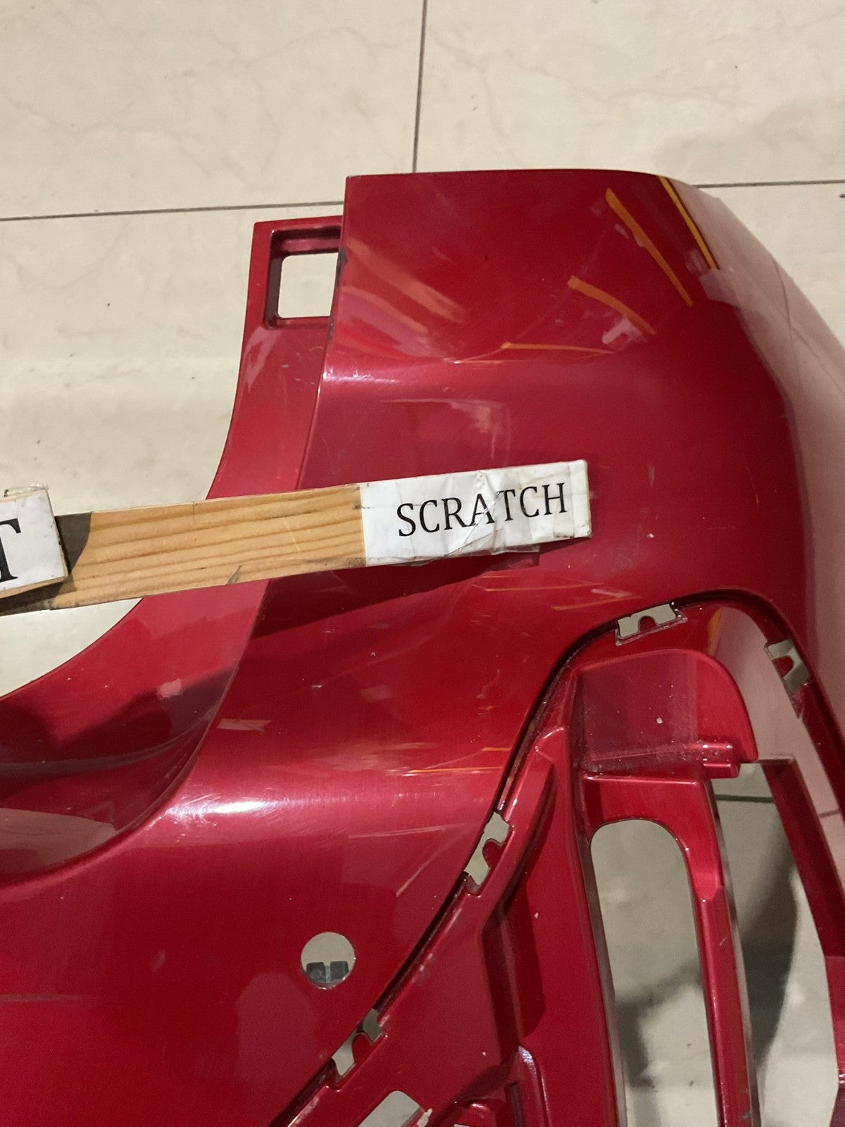 Rear Bumper Cover Red 2024 2025 Subaru Crosstrek 57704nfn62b OEM