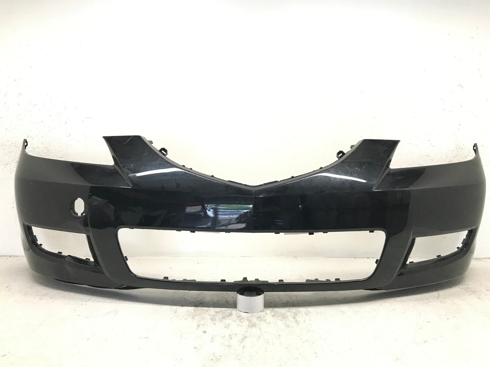 Front Bumper Cover Black 2007 2008 2009 Mazda 3 Sedan BR5H-50031 OEM