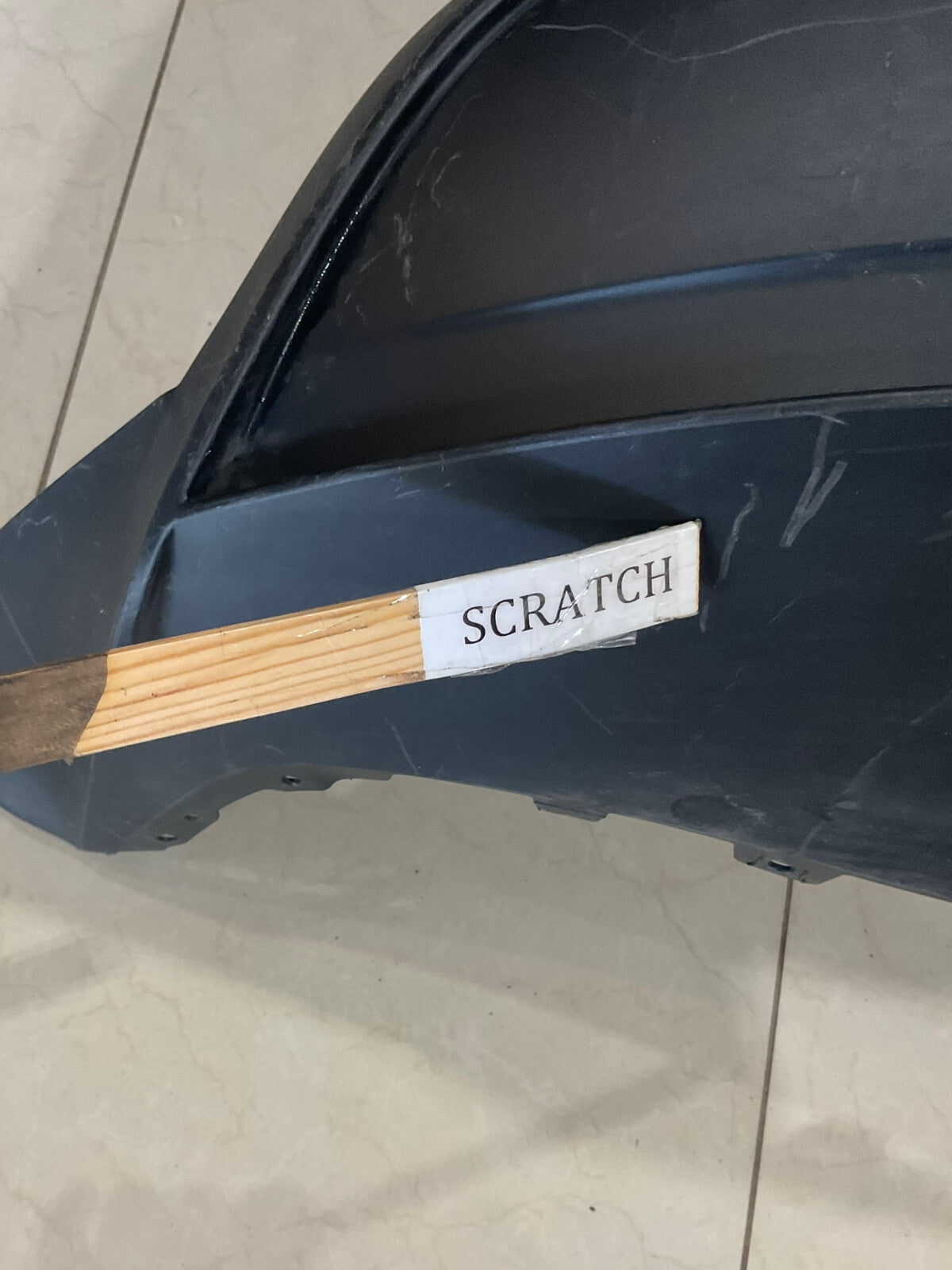 Rear Lower Bumper Cover Black Tesla Model Y 1494006-00-C OEM
