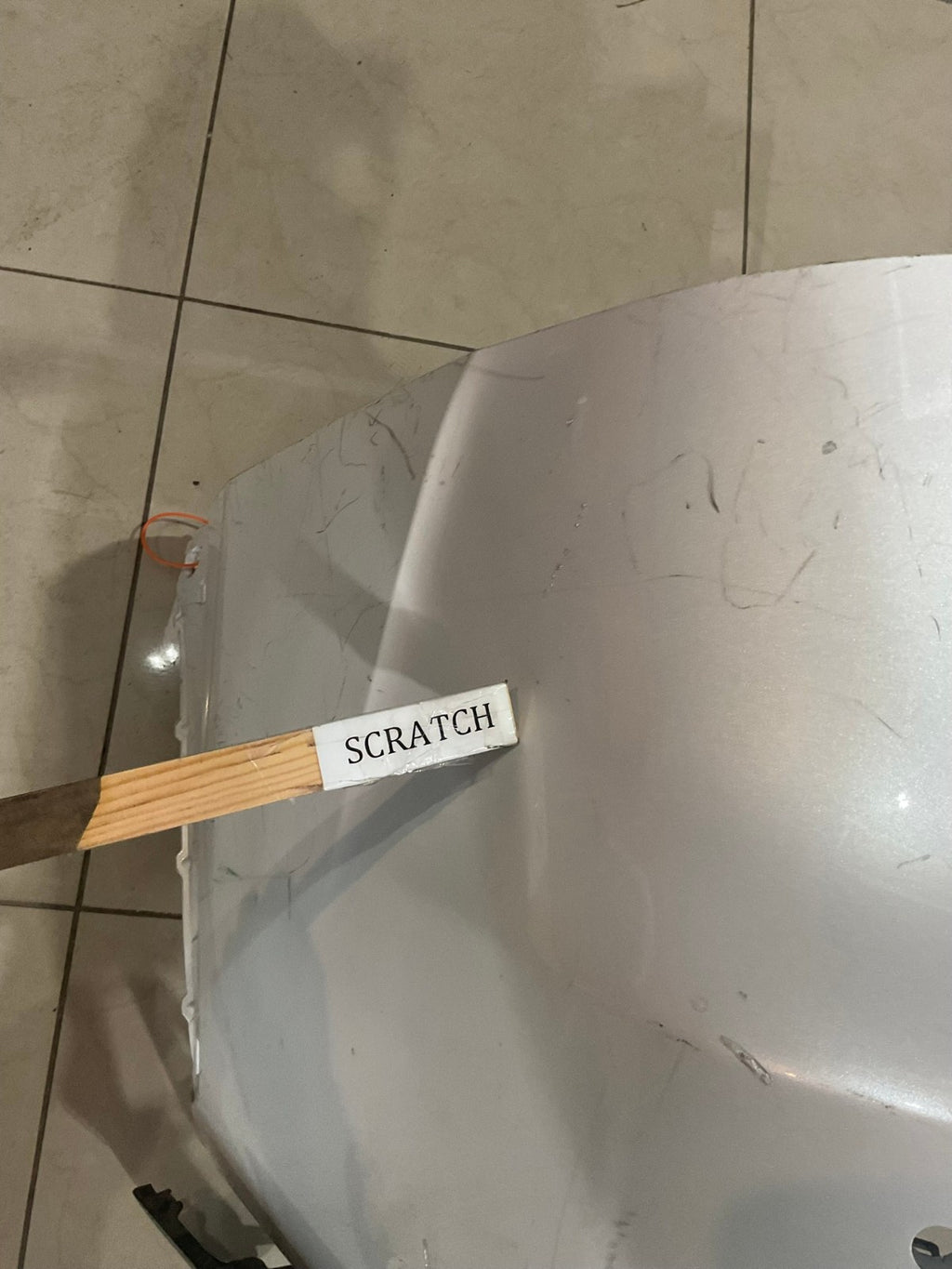 Rear Bumper Cover White Lexus NX300 2018-21 52169-78030 OEM