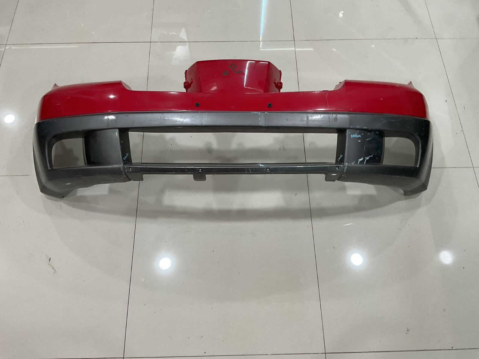 Front Bumper Cover Red Mitsubishi Outlander 03 04 05 06 CAPA