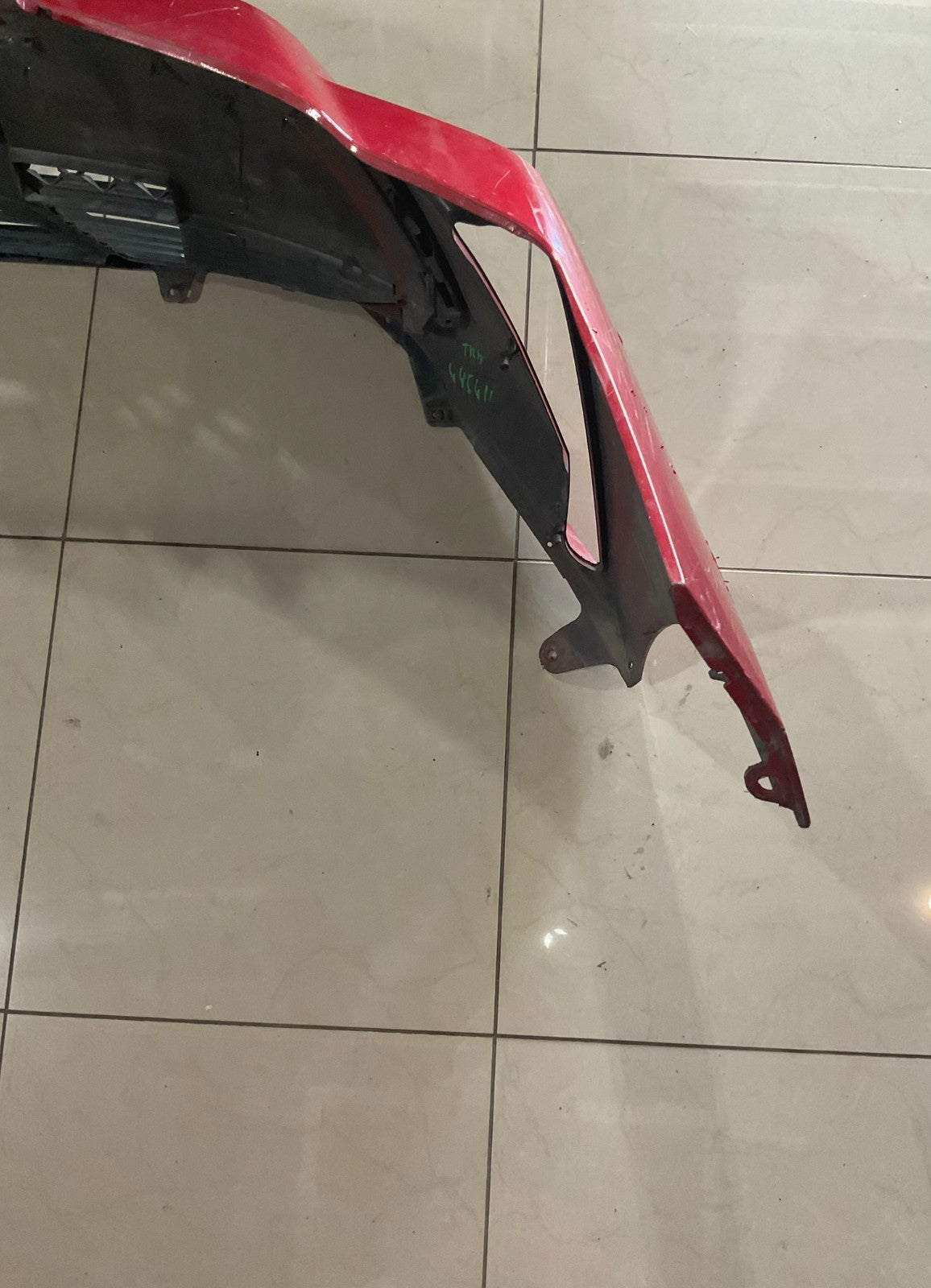 Front Bumper Cover Red Toyota Avalon Base Touring 4X7 2019 52119+07090 OEM