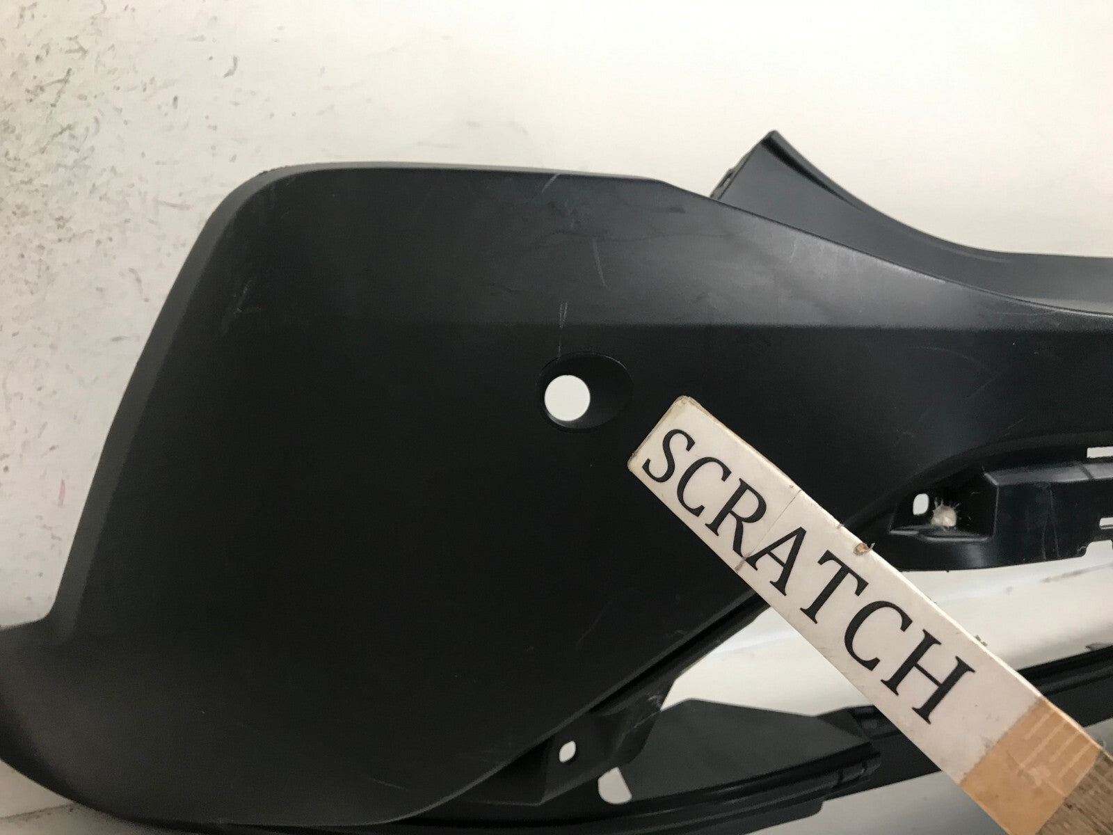 Rear Bumper Cover Black 2021-2022 Nissan Rogue Sport S/SV/SL w/Sensor Holes OEM